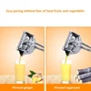 Hand Press Stainless Steel Juicer for Pomegranate, Orange, Lemon - Kitchen Fruit Squeezer 5