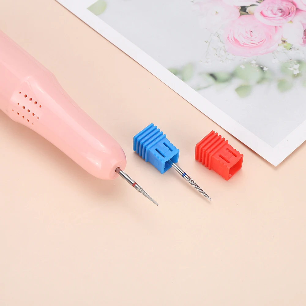 Description Picture 3 of item3/32'' Carbide Nail Drill Bits Rotate Burr Milling Cutter Bits Manicure Cutter Pedicure Tools Electric Nail Drill Accessories