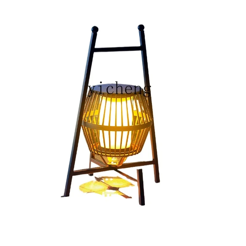 

ZK Solar Portable Storm Lantern Floor Decoration Removable Rechargeable Outdoor Waterproof Lawn Garden Lamp