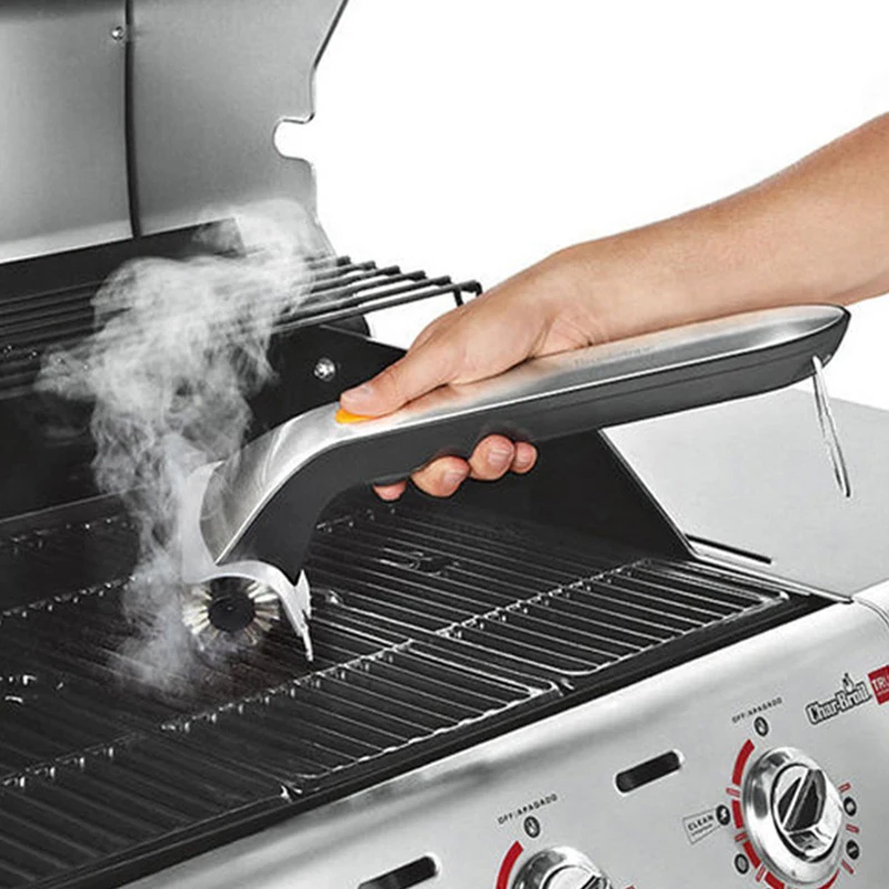 Electric Grill Brush Outdoor Steam Cleaning Brushes BBQ Cleaner Charcoal Scraper Gas Accessories Cook Kitchen Tool