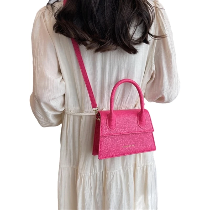 Stylish Flap Crossbody Bag PU Shoulder Bags Handbag for Women Girls