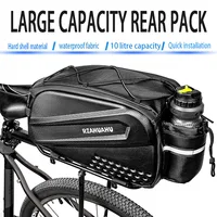 Sac chameau arrière rigide de grande capacité pour vélos, sac étanche pour étagère de siège arrière pour le cyclisme 1