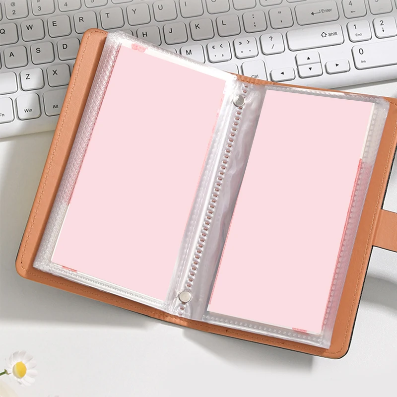 Retro Money Savings Challenge Binder Savings Challenges Code Book Large Capacity Leather Waterproof Cash Budget Notebook