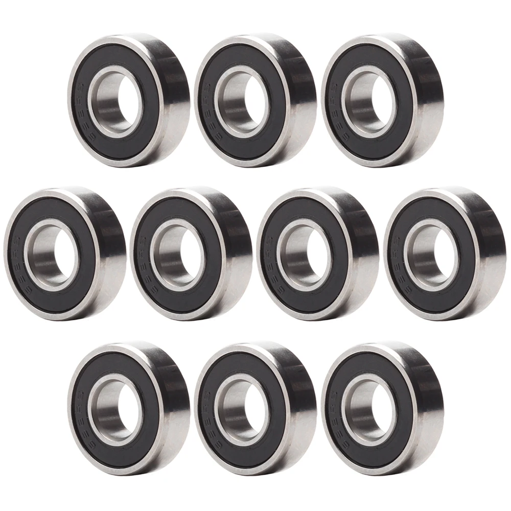 698RS Bearing ( 10 PCS ) 8*19*6 mm ABEC-7 Hobby Electric RC Car Truck 698 RS 2RS Ball Bearings 698-2RS Black Sealed