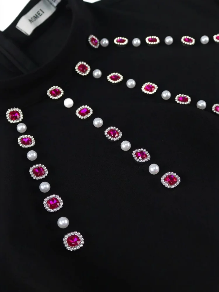 Wmstar Dress Whomen Wholesale African Style Long Sleeved with Contrasting Colors Fashionable Party Banquet Dress Form Fitting