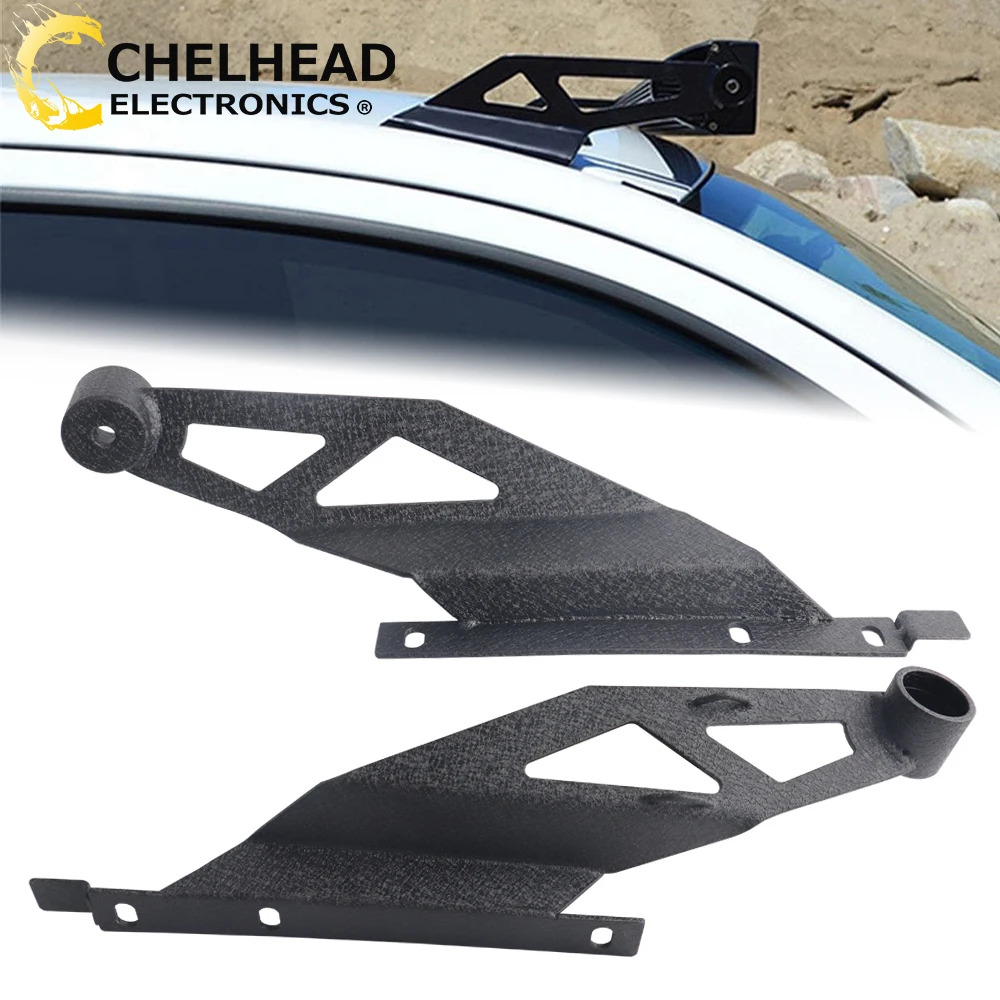 

Roof Pillar Mounting Bracket 50" Curved Led Light Bar Mount Holder for Toyota FJ Cruiser 2007-2014 Black