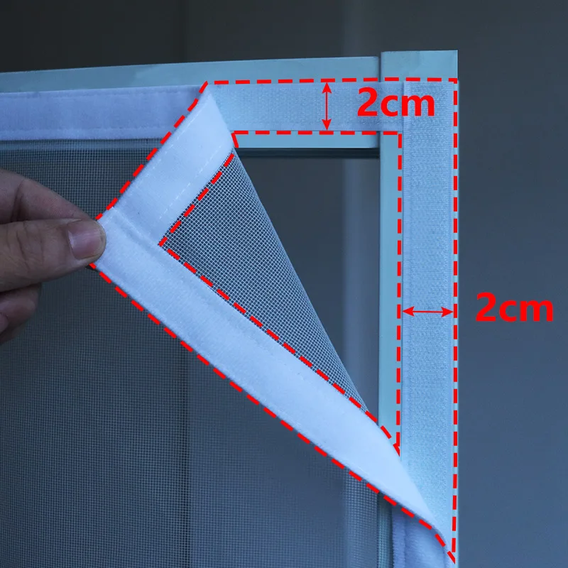 DTGJ Magnetic Door Screen Side opening style Mosquito Net Anti Insect Invisible Mesh Custom Size Tulle Automatic Closing for magnetic screen door curtain,anti mosquito door curtain,magnetic door curtain,mosquito net curtain,mosquito net,magnetic suction door curtain