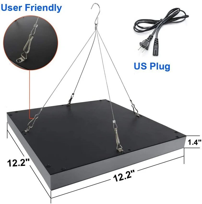 FDA LED  ´ Ʈ г  ܼ,  460nm, 15W ܼ ,  Ǻ,  ũ