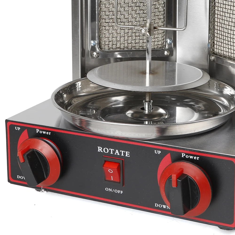 Electric Gyro Machine Vertical Broiler Rotisserie Shawarma