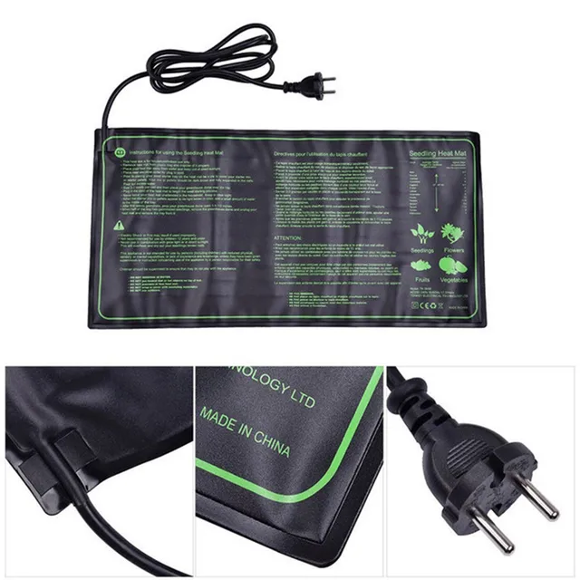 1 Pc 50*25 Cm -Es Palánta Fűtés Mat Vízálló Növényi Vetőmag Csírázási Szaporodás Klónindító Pad 110 V/220 V Kerti Kellékek - Image 2