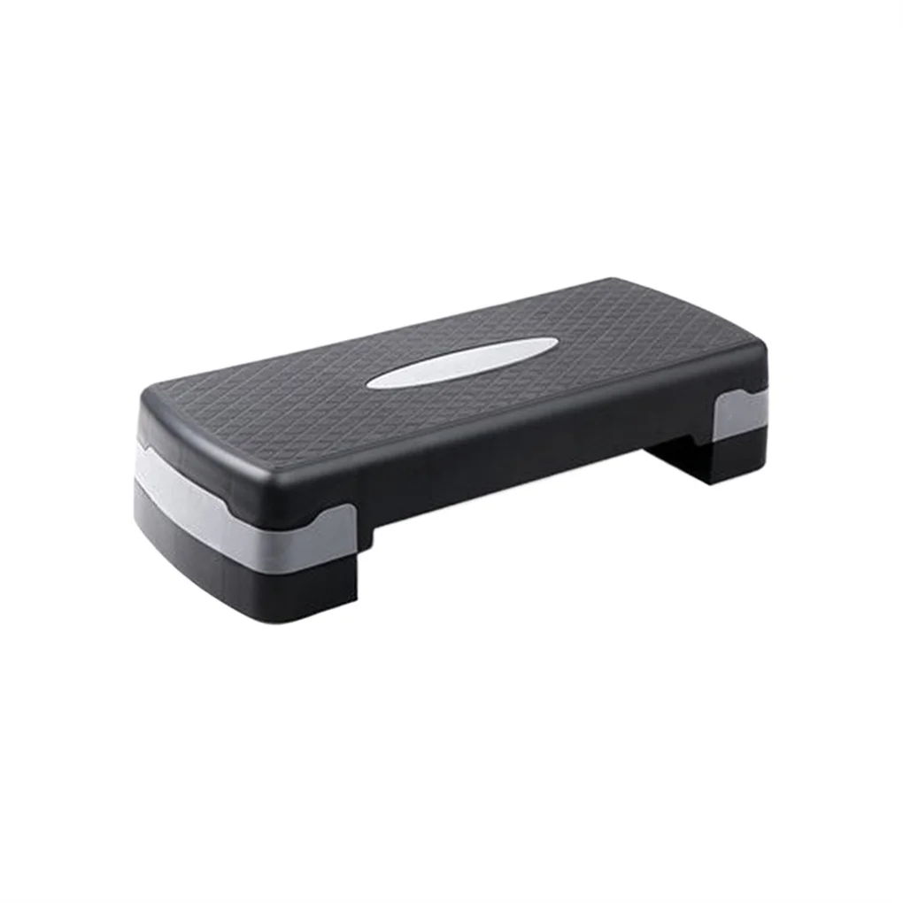 Stepper com antiderrapante para exercícios, exercícios seguros e estáveis em casa, altura ajustável, altura e altura, preto e azul 9