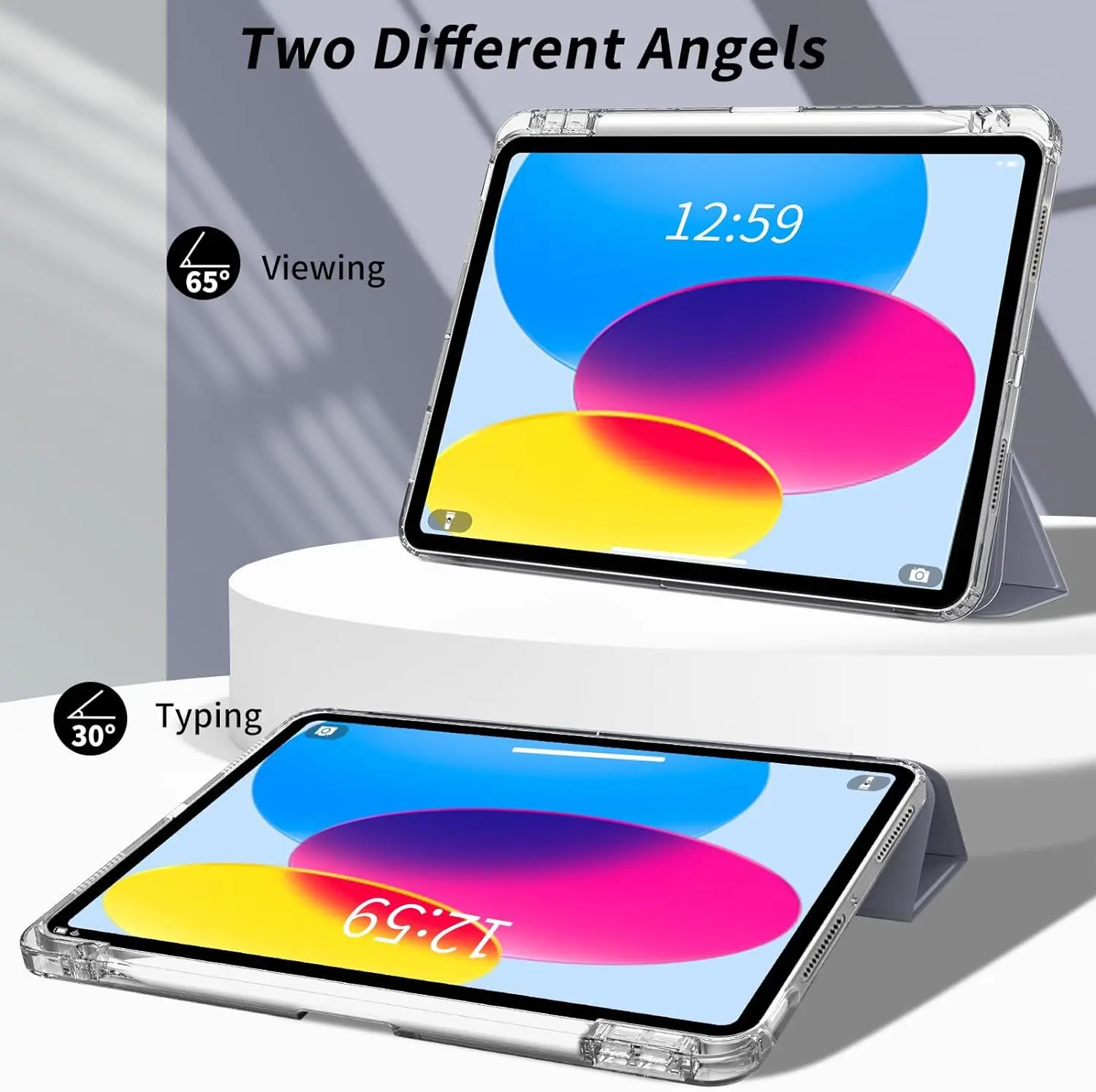 Enhanced iPad Protective Case with Apple Pencil Holder