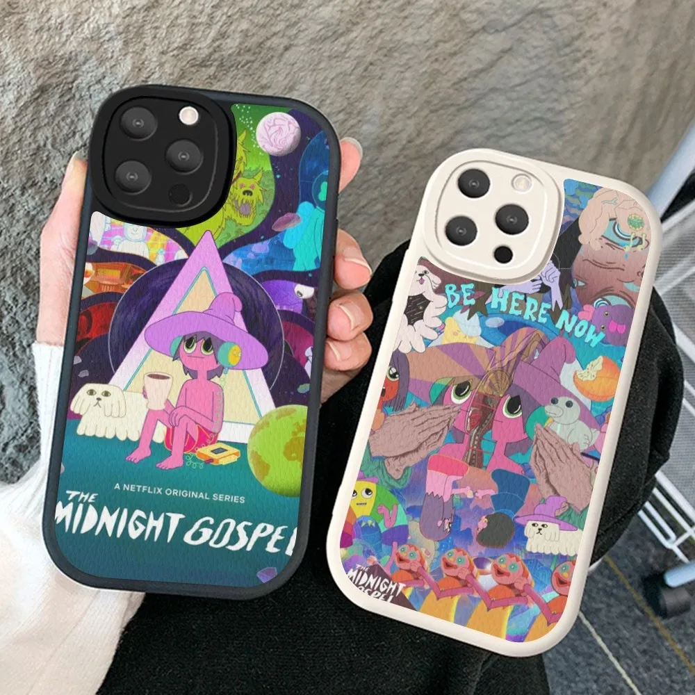 The Midnight Gospel Custodia In Pelle Rigida Per Iphone 14 13 12 Mini 11 14 Pro Max Xs X Xr 7 8 Plus Fundas