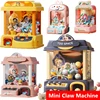 Mini Claw Arcade Crane Machine DIY Children Automatic Coin Operated Game Clip Twisted Egg Dolls Machines Kids Birthday Gift Toys 1