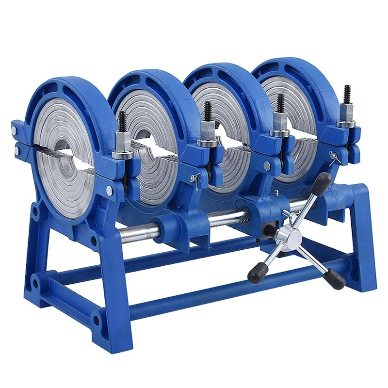 PE Pipe Welding Machine Two Ring And Four Ring Manual Butt Welding Machine 63-200 Docking Hot Melt Welded Pipe Equipment