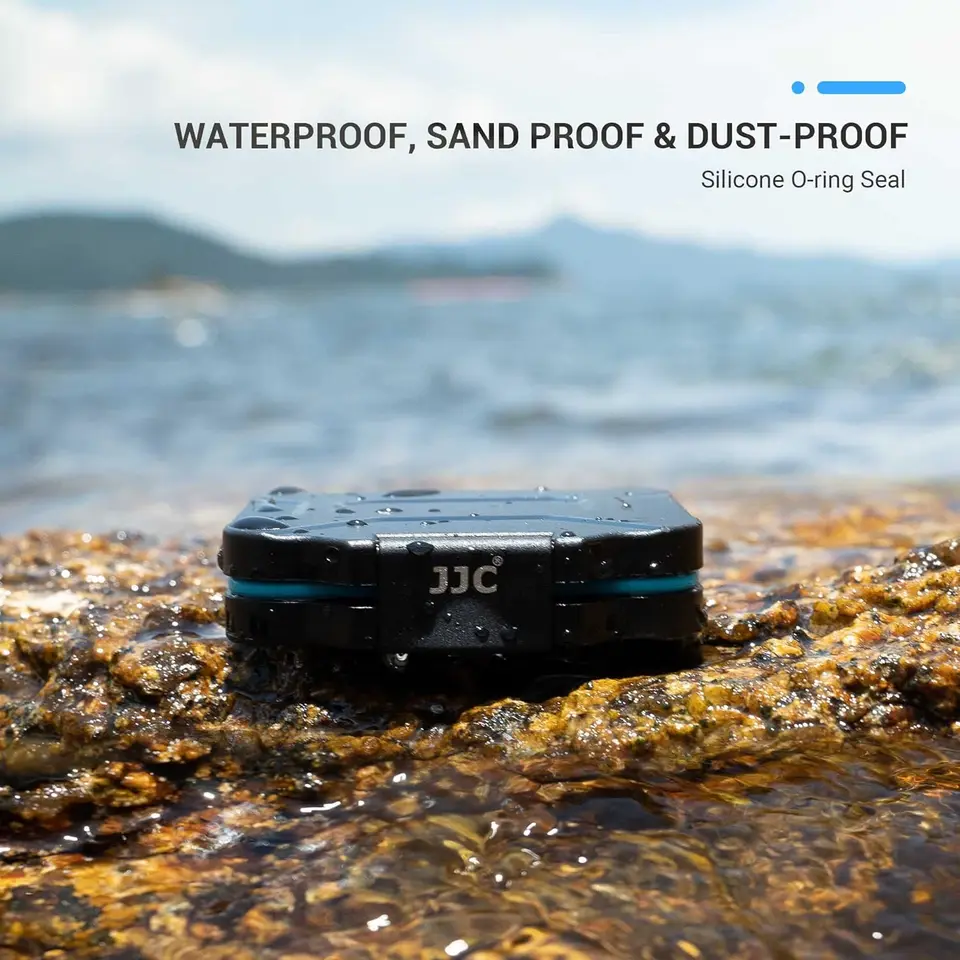 JJC Étui De Voyage Pour Cartes Mémoire 12 Cartes Micro SD SDXC SDHC TF