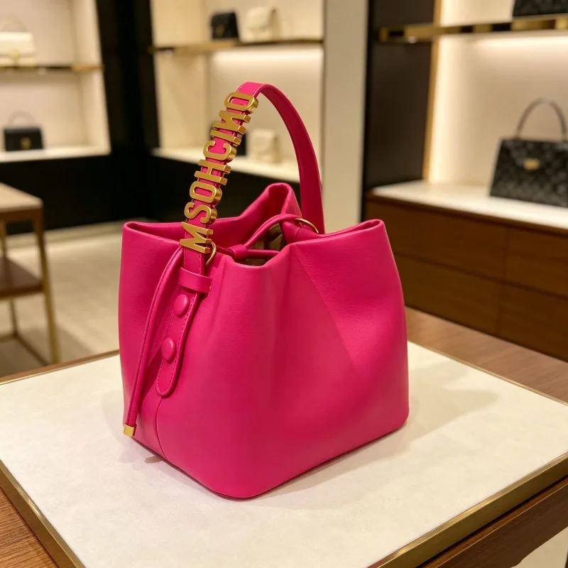 Women's Diaper Bag Fashionable Solid Color Shoulder Bag Designer Paris Style Large Capacity Casual Vintage Messenger Purse - 3