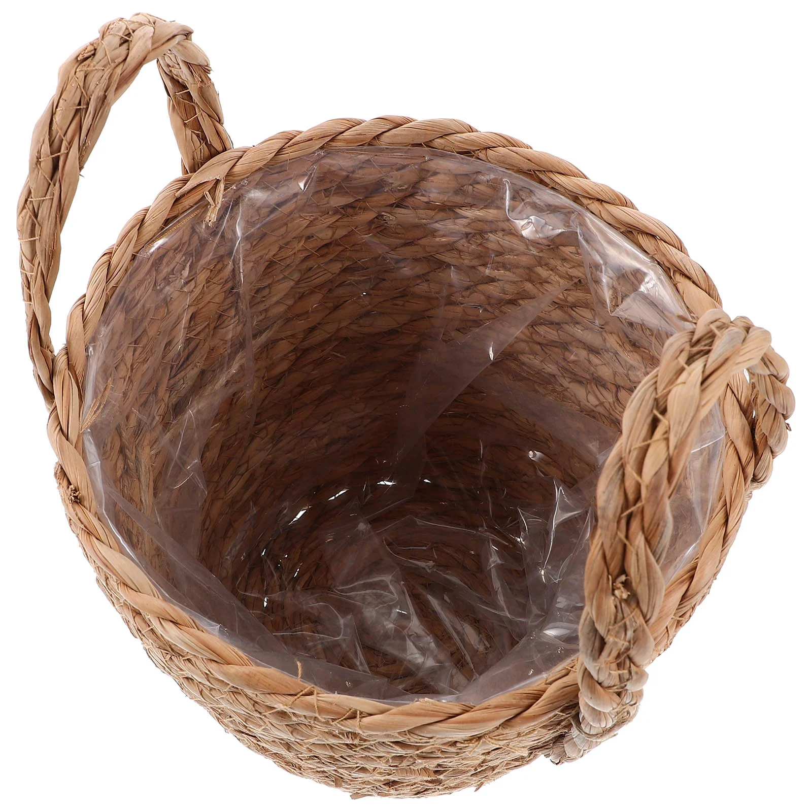 

Multifunctional flowerpot creative Nordic green plant potted indoor straw flowerpot home decoration retro storage flower pot