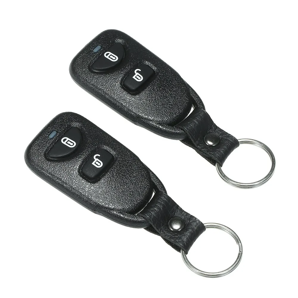 Kit de Cierre Centralizado Remoto para Automóvil de 12 V, con 2 Controles Remotos, Sistema de Entrada sin Llave para Veh