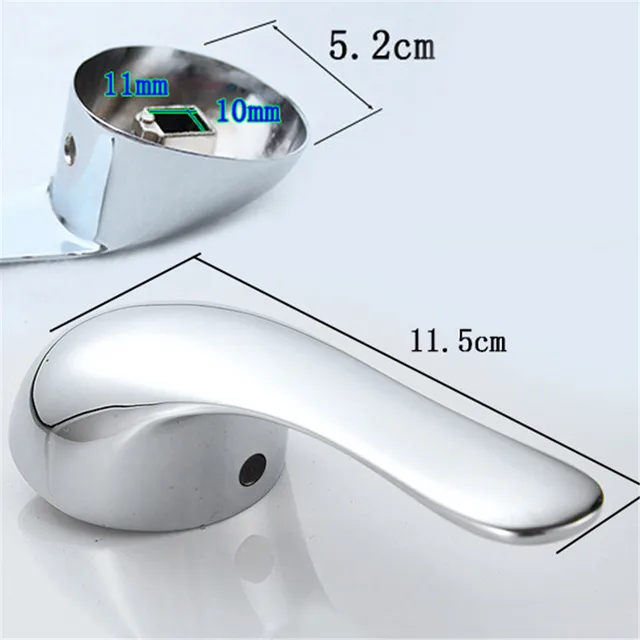 มือจับก๊อกน้ำ อ่างล้างหน้า ฝักบัว สวิตช์ควบคุมน้ำร้อนน้ำเย็น ขนาด 40 มม. อะไหล่ซ่อมก๊อกน้ำสำหรับอ่างอาบน้ำและฝักบัว 3