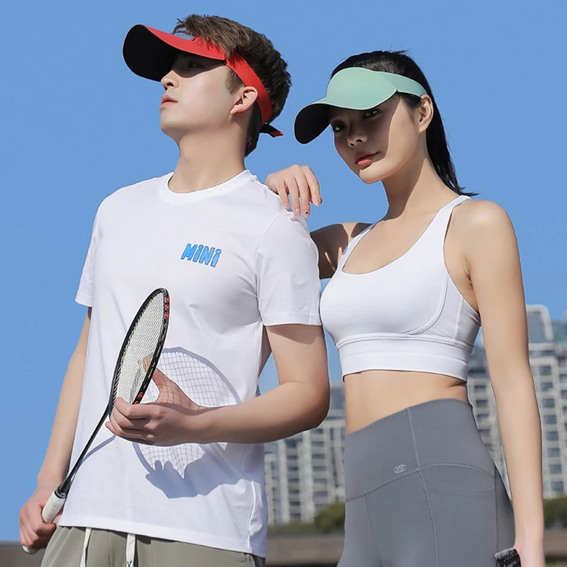 

New Summer Anti Uv Unisex Adjustable Empty Cap Outdoor Breathable Parent Child Beach Sunscreen Hat Children's Foldable Caps