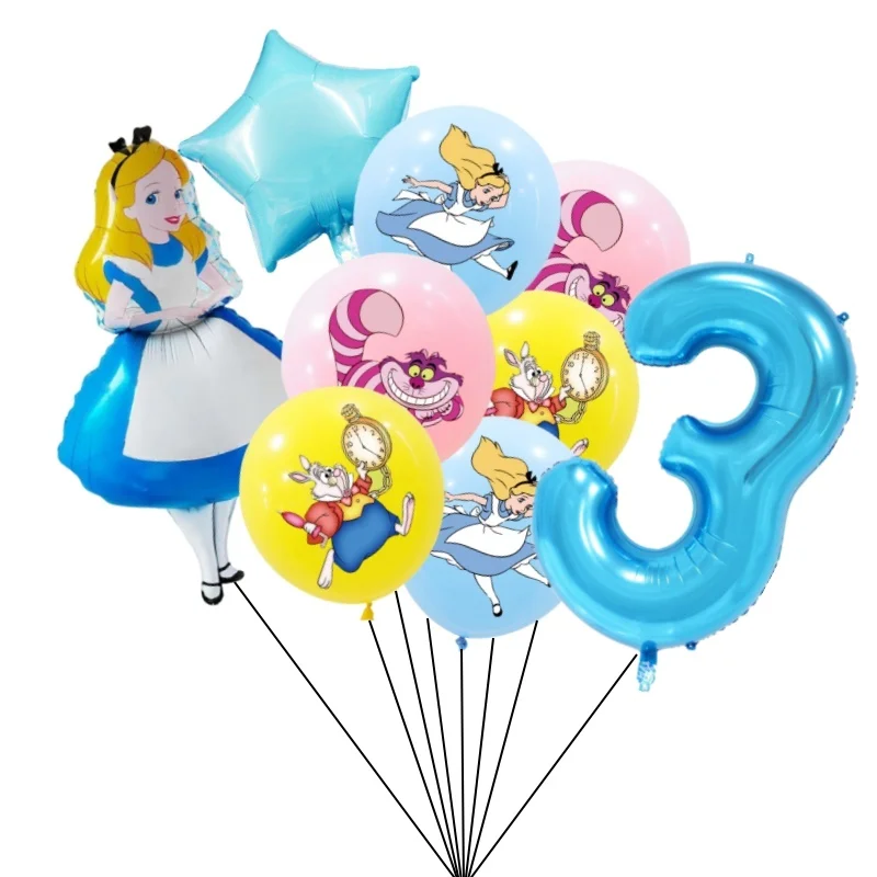 Alice in Wonderland Balloon Set 4