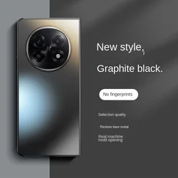Luxury Hard PC Matte Slim Protective Back Cover - Full Coverage Phone Shell Housing for Find N5 (Black)