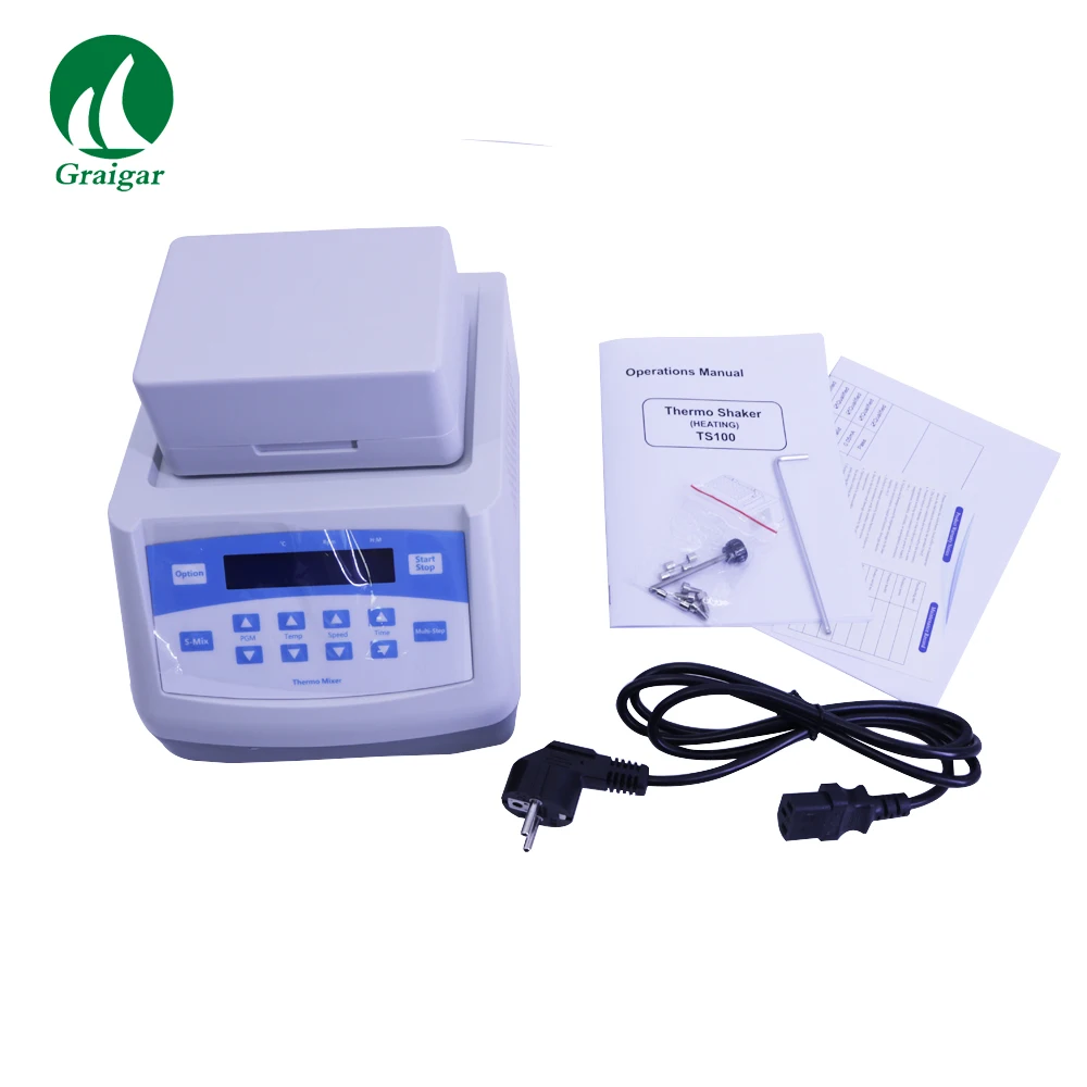 TS100+MD32 Thermo Shaker Temperature Controlled Shaker Temp Setting