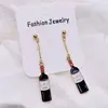 1 Pair Asymmetrical Wine Beer Earrings Mini Food Coffee French Fries Dangle Drop Earrings Jewelry Gifts for Women Girls 3