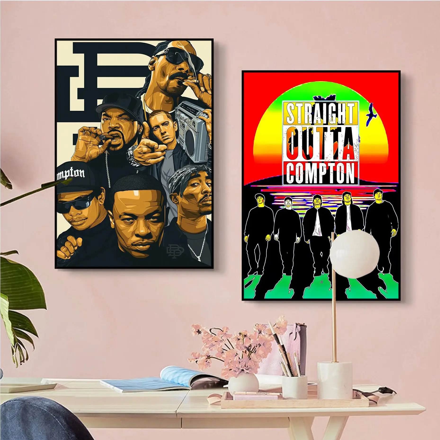  XIaoMa Rapper Ice Cube Poster Album Vintage Cover