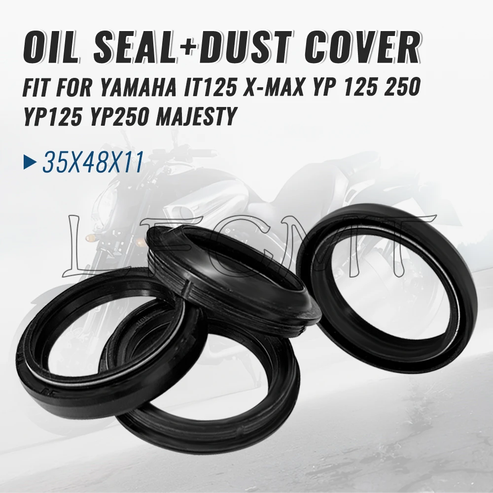 Model 5 5 Yamaha Xj550 Cyleto Front Fork Oil & Dust Seal Kit - 35x48x11mm For ...