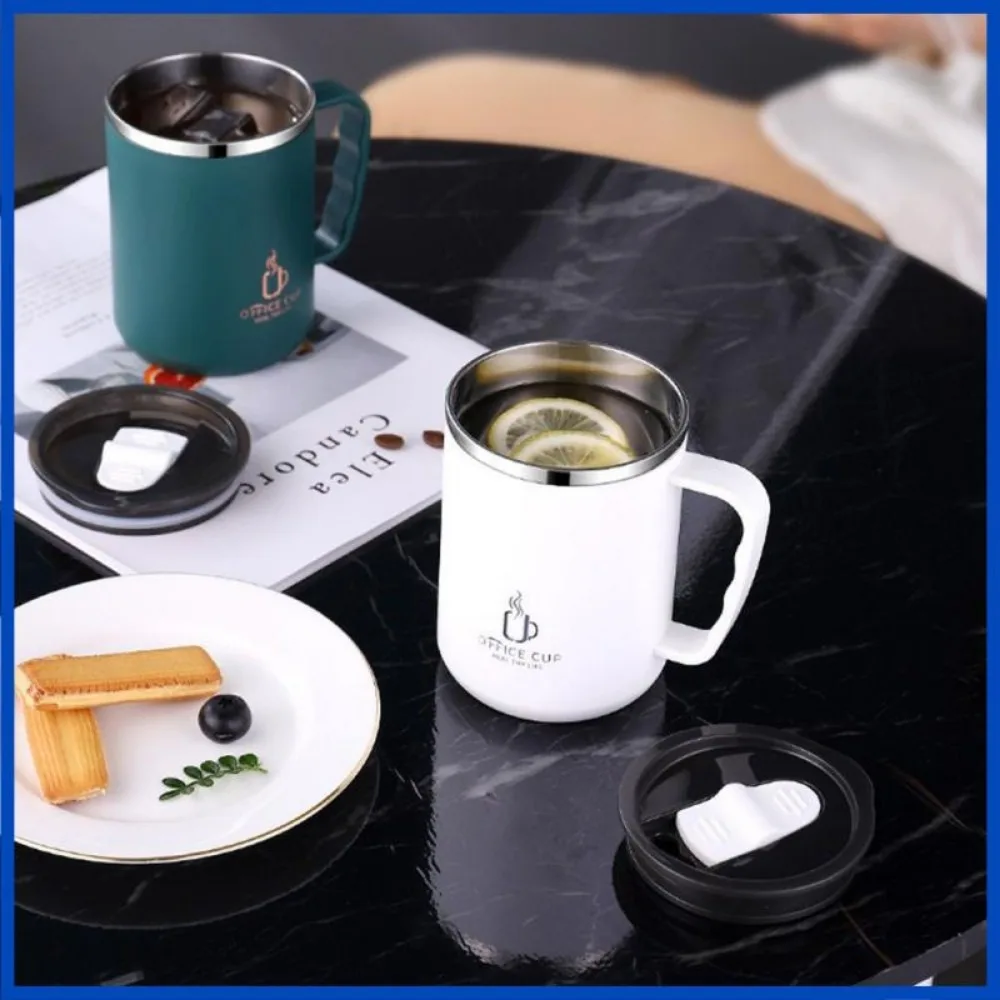 16oz Travel Coffee Mug with Mag Slider Lid Double-Wall Coffee Mug 18/8 Stainless Steel Mug for Cold & Hot Beverage Camping Mug