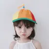 Bamboo Dragonfly Rainbow Sun Cap Funny Adventure Dad Hat Snapback Hat Helicopter Propeller Design for Kids Boys Girls Adult 4