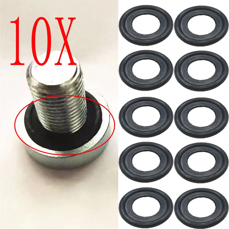 

10X уплотнитель сливной Заглушки для Ford Mazda Citroen Fiat Peugeot Volvo Vauxhall Jaguar Landroveroil