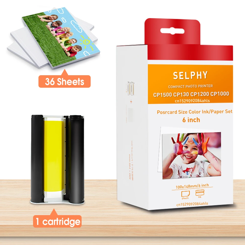 Canon Selphy Cp1300 Photo Printer Ink  Canon Selphy Cp1300 Paper Ink - Ink  Paper - Aliexpress