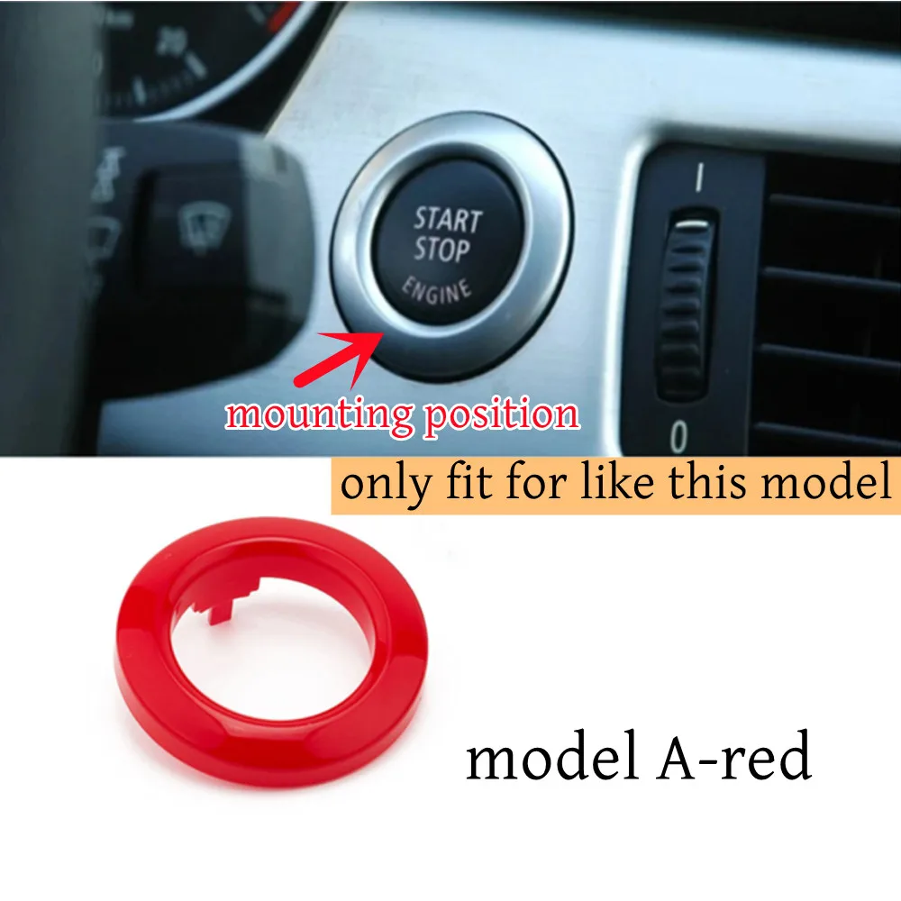 ROBUST Start Stop Knopf Schwarz Für BMW E87 E90 E60 X1 X3 X5 X6 Z4