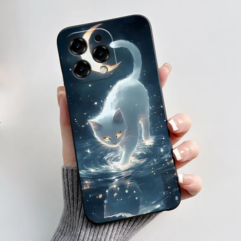 Adorable Cartoon Soft Silicone Protective Phone Case Cover