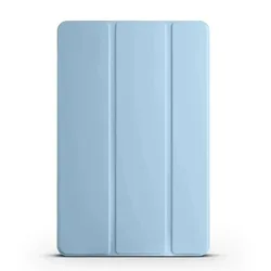 Premium Protective Magnetic Folding PU Stand Case with Soft TPU Back for Lenovo Yoga Tab 11.1 (Ice blue)