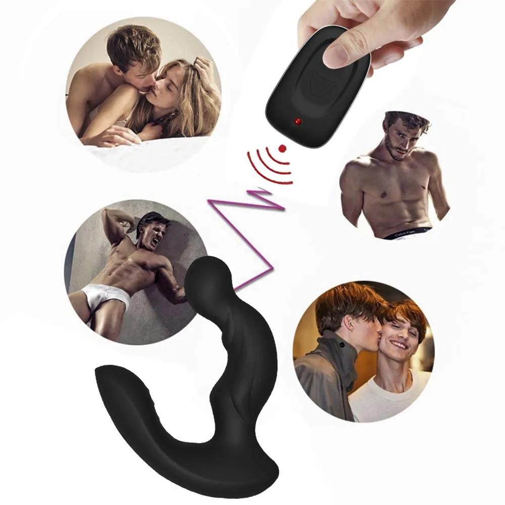 Vibrador Plug Anal Próstata Ponto G Controle Remoto 10v