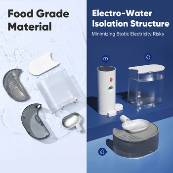 ⁦Stainless Steel Pet Water Dispenser with Purifying Filter⁩ - الصورة ⁦3⁩