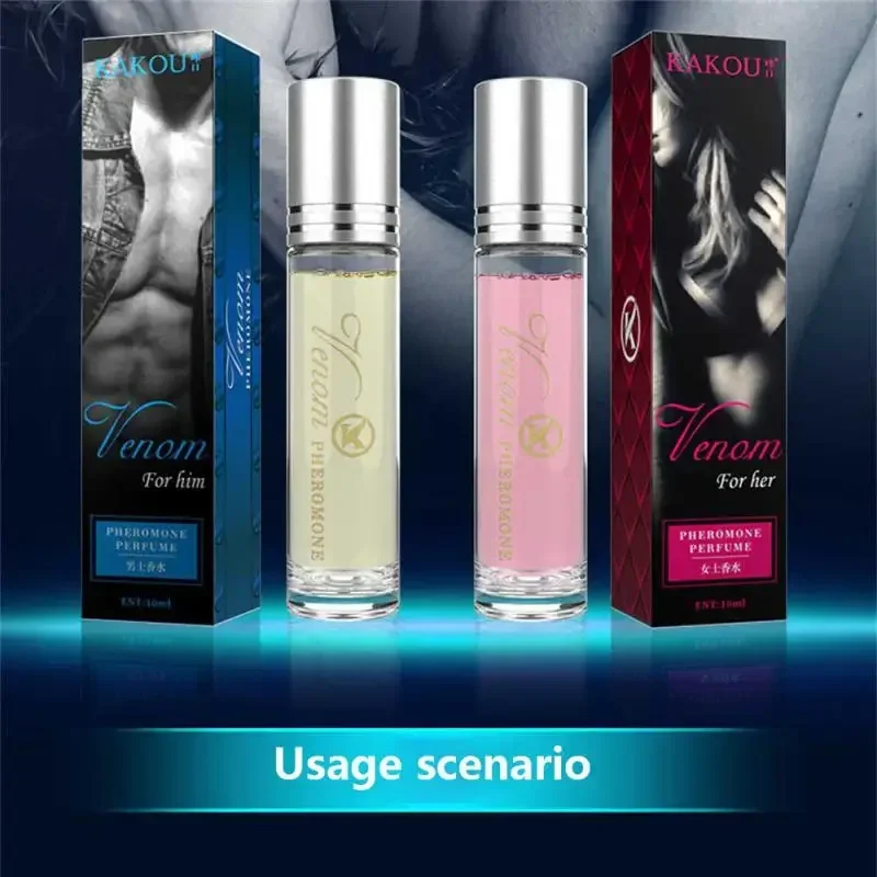 1/2pcs 10ml Perfume Pheromone Pheromone For Men And Women Long Acting Perfume Oil Body Essential Oil Elastic