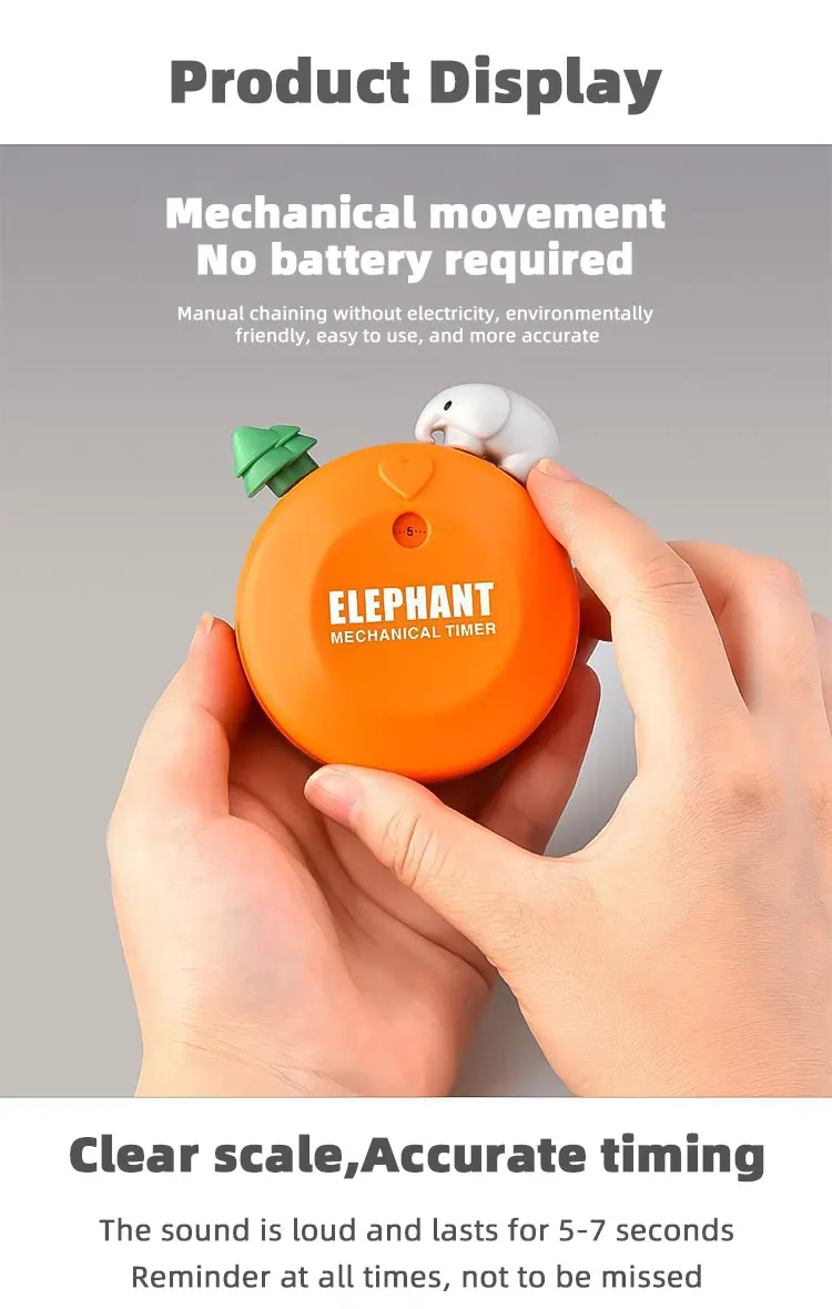 Description Picture 5 of itemMagnetic Kitchen Timer Cute Cartoon Alarm Kitchen Cooking Countdown Mechanical Timer Refrigerator sticker Shower Study Stopwatch