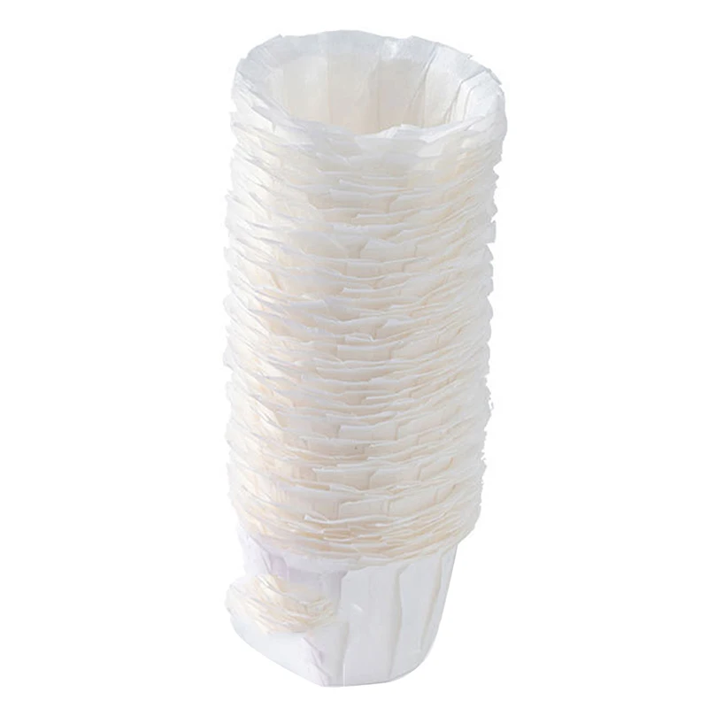 100PCS Cup Filters Disposable Coffee Filter Paper Filters Coffee Filter Paper Liners Compatible With All Reusable Capsules
