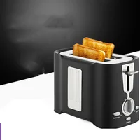 Bread Maker 1PC Double Sided Toast 800W Breakfast Toast Bread Toaster Oven Portable Smart Automatic Breakfast Machine 1
