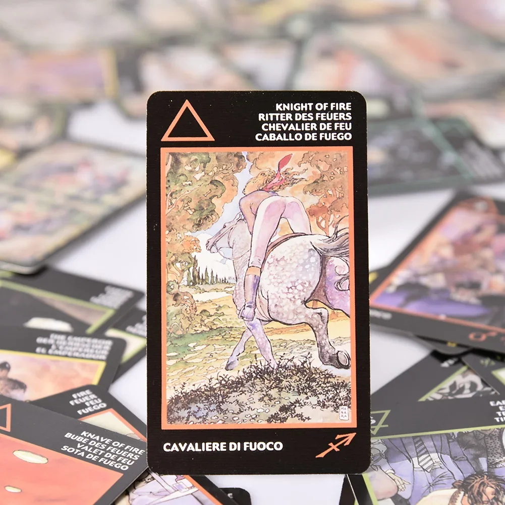 Manara Tarot Cards - 78-Card Deck with PDF Guidebook for Personal Divination and Entertainment