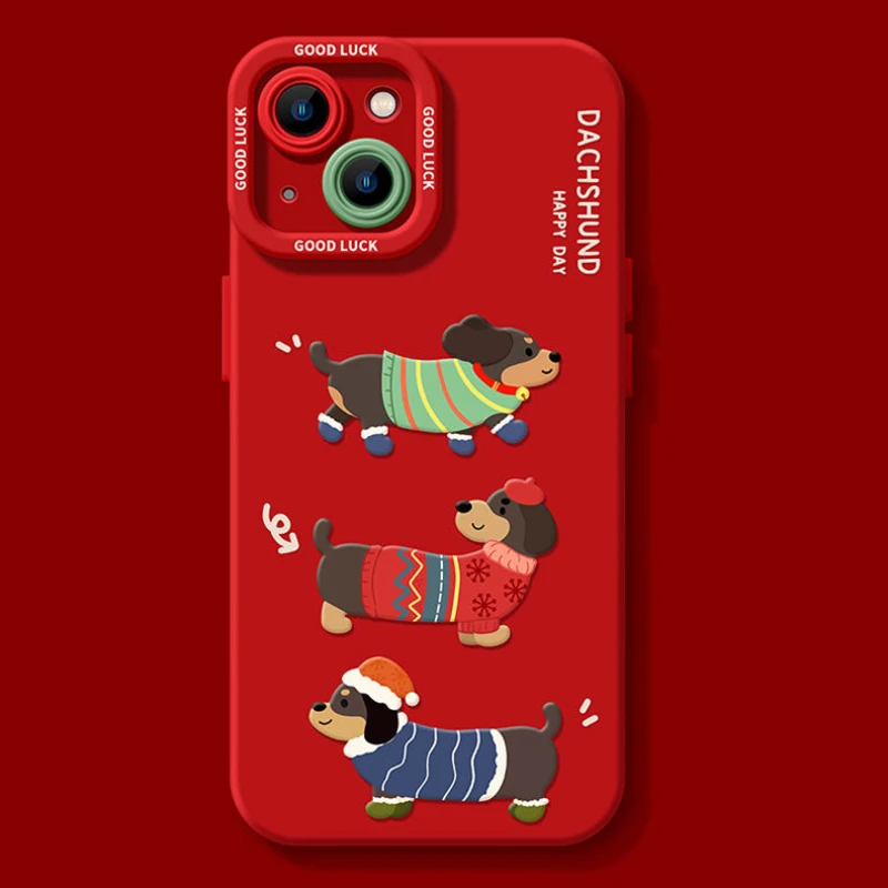 Custodia Per Telefono In Silicone Per Cani Con Salsiccia Carina Per Iphone 15 Custodia Promax Iphone14 13 12 Promax Xsmax Xr X Xs Cover Per Telefono A