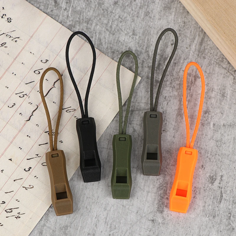Camping Essential - Fischietto multifunzionale a doppia fascia con doppio tubo e corda di coda. - immagine 5