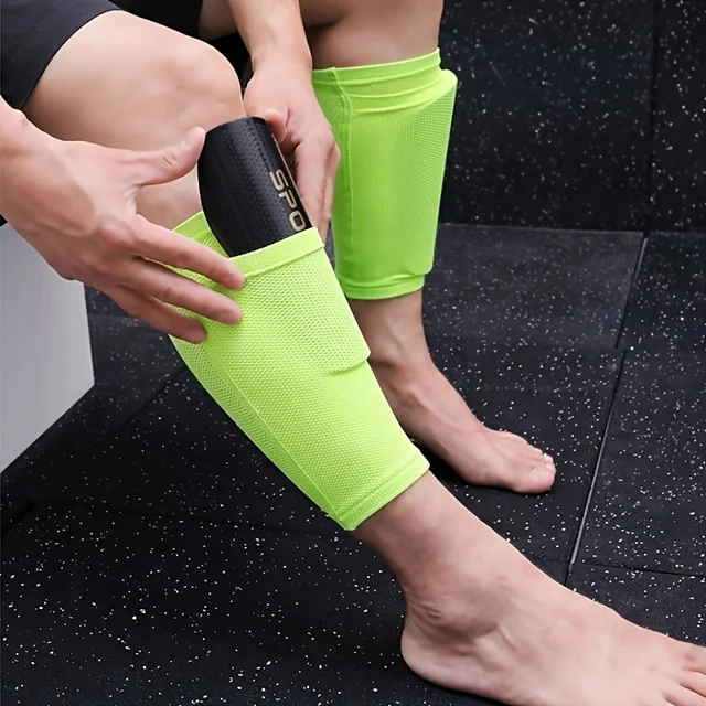Sports Set Soccer Shin Guard Leg Cover Football injury prevention Anti-Drop Elastic Breathable Unisex Football Protective Gears 4
