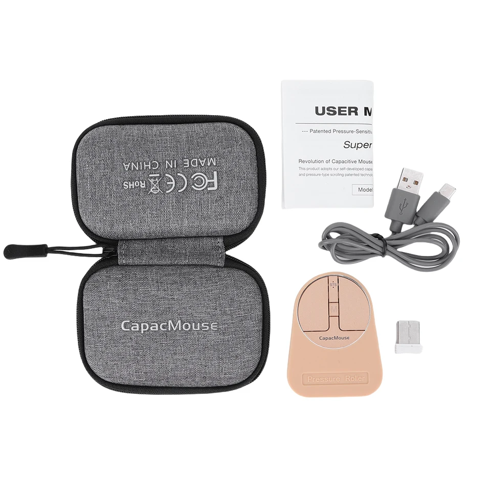 Ultra Thin Wireless Computer Mouse with 3 Modes