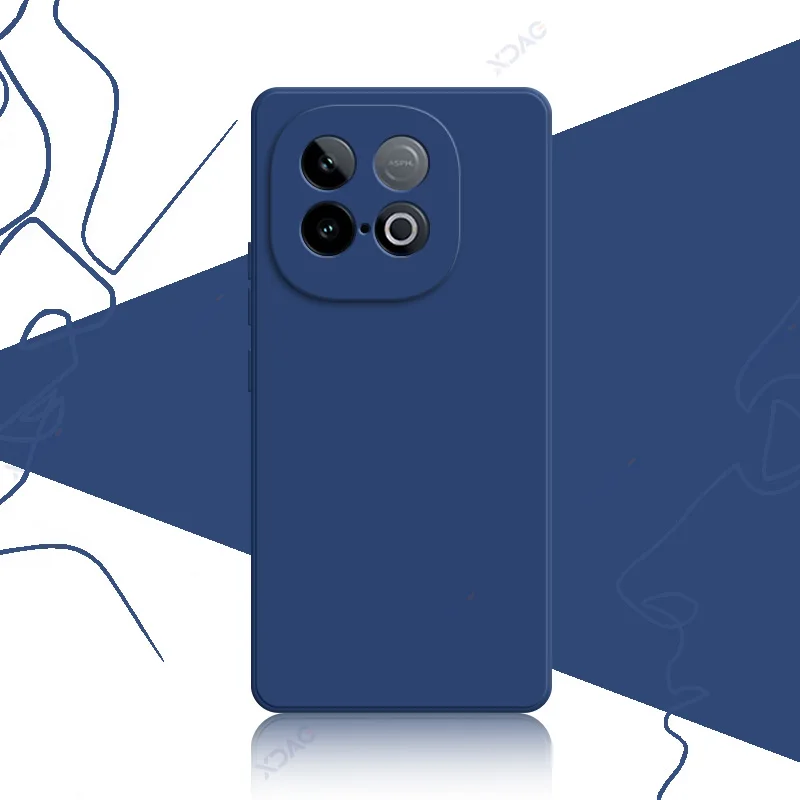 Luxurious Silicone Soft Back Cover with 360° Protection & Waterproof Design